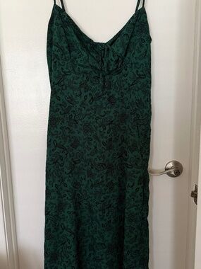 Floral dress with adjustable straps (long) - Size XL